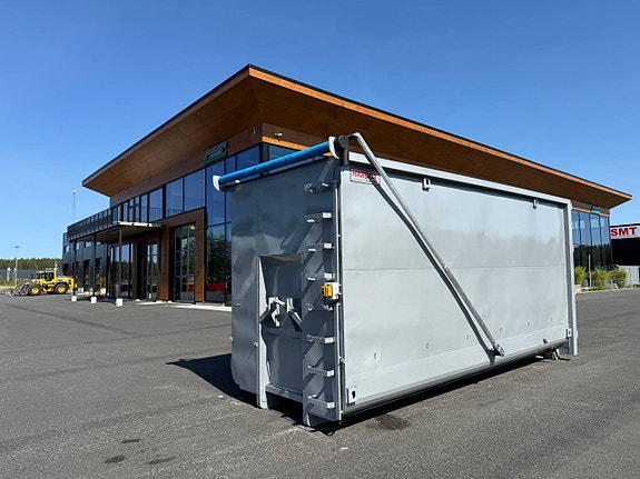 Hakarps - 45m3 fliscontainer Hardox HyCover Fjärrstyrning