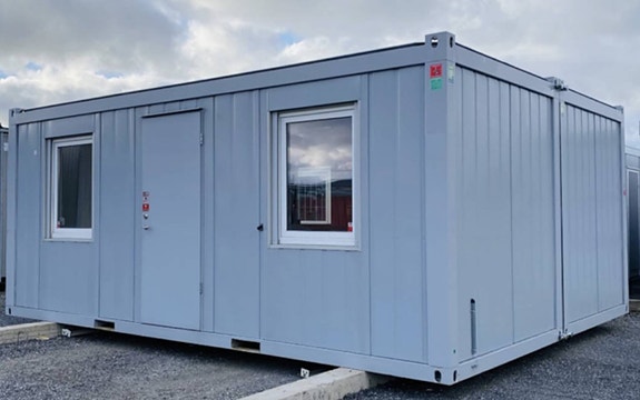 Stålmodul med öppen sal Containex