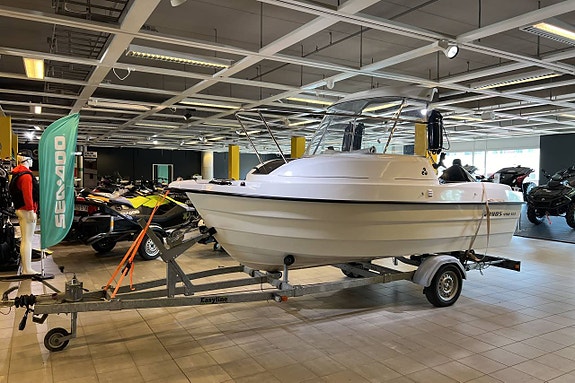 Ryds 490 TCI Mercury 50hk / Thule 80km/h Vagn