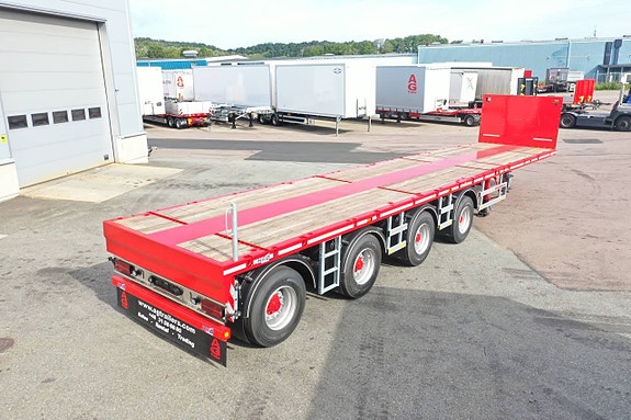 Flaktrailer 4axlad med trombon 3 of 3