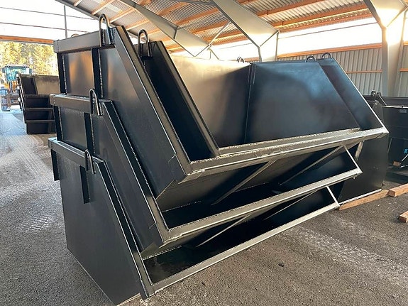 Container 3m3 Soplåda sopcontainer avfallscontaine 6 of 7