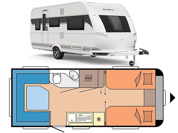 Hobby 585 UL MAXIA, Alde, ugn. NY !