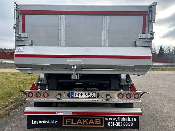 FLAKAB - Dumperkärra 24T - Skjutbar dragstång 6 of 12