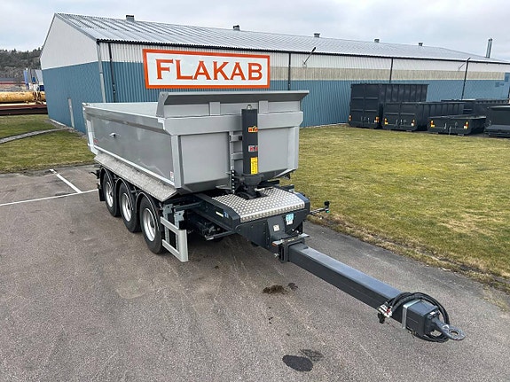 FLAKAB - Dumperkärra 24T - Skjutbar dragstång 4 of 12