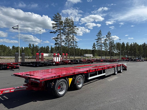 Hakarps - 4 axlad kombivagn för 2 flak, 960mm hög 12.300mm 4 of 5