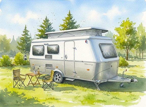 Eriba Touring 530, Retro & Charm. NY!