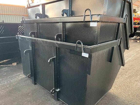 Containex 5m3 Soplåda sopcontainer avfallscontainer bm fäste 6 of 6