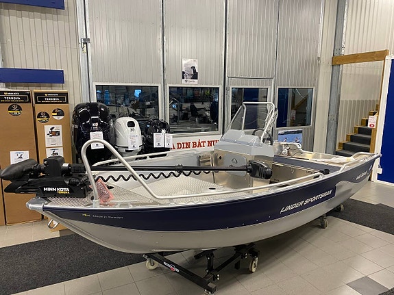 Linder Sportsman 445 Catch, Mercury 30hk, Sportfiskeutrustad