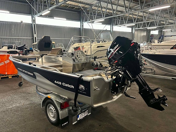 Linder Sportsman 445 Catch, Mercury 30hk, Sportfiskeutrustad 2 of 6