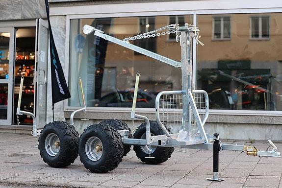-- PAKET ATV Timmervagn m. insatsflak, Vinsch, Sidostöd & Sax 11 of 13