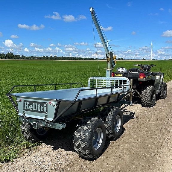 -- - Tippvagn ATV 500kg & Tipp - Och Skogsvagn  ATV med lyft 2 of 2