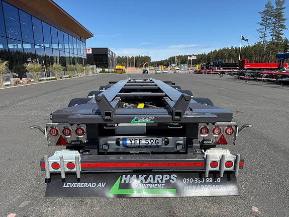 Hakarps - 24 tons Lastväxlarkärra med tipp och dubbelmontage 7 of 12