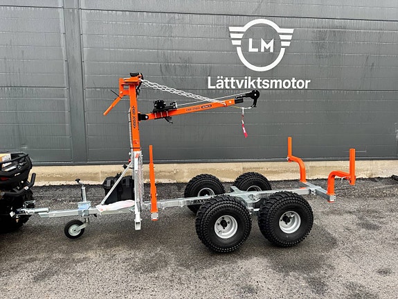 Pro-terra Timmervagn TL1200 kit vinsch Led-lampor kran