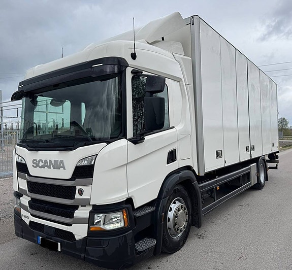 Scania P250 B4x2LB NextGen med öppningsbar sida