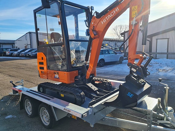 NY  HITACHI ZX19-6 2ton inkl. NY MASKINTRAILER 369.000:- 2 of 7