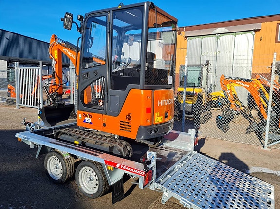 NY  HITACHI ZX19-6 2ton inkl. NY MASKINTRAILER 369.000:- 5 of 7