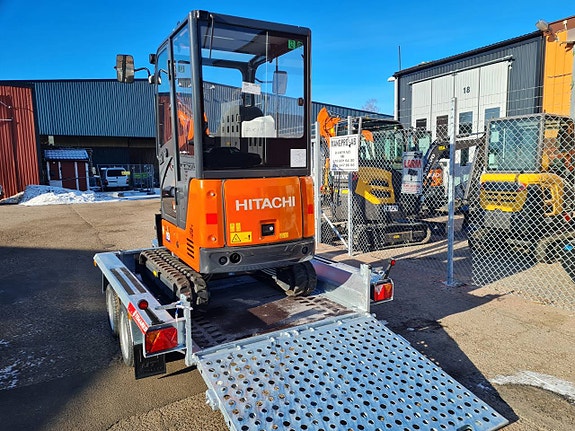 NY  HITACHI ZX19-6 2ton inkl. NY MASKINTRAILER 369.000:- 3 of 7