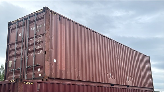 40 Fots HC Container med truckfickor