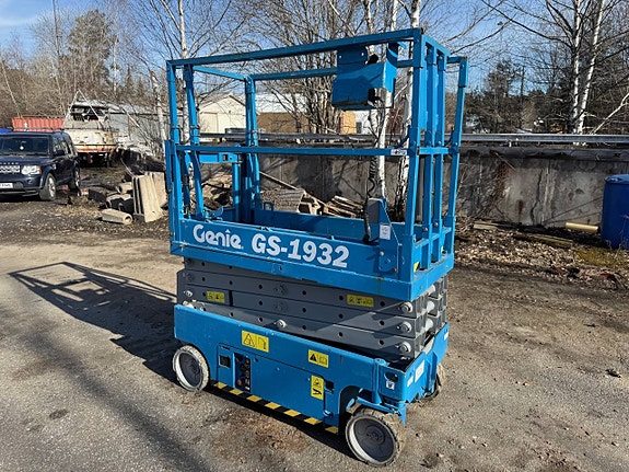 GENIE GS-1932 – 7,85 m Saxlift – Batteridriven–Nybesiktigad