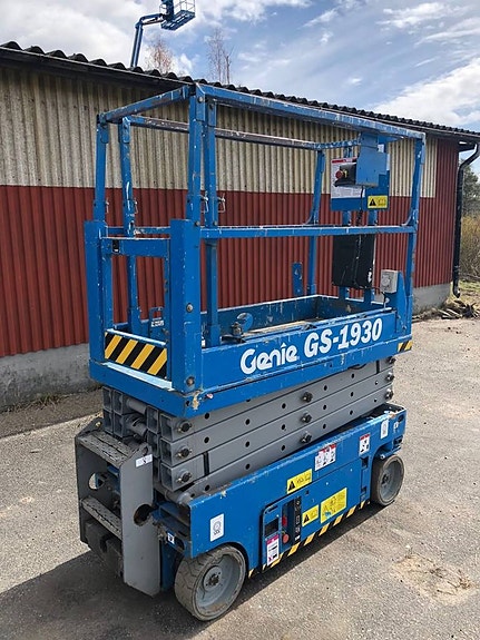 GENIE GS-1930 – 7,85 m Saxlift – Batteridriven–Nybesiktigad