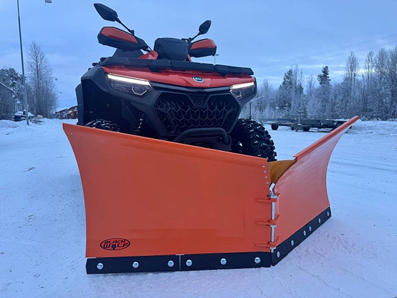 Black wolf Vikplog för Atv
