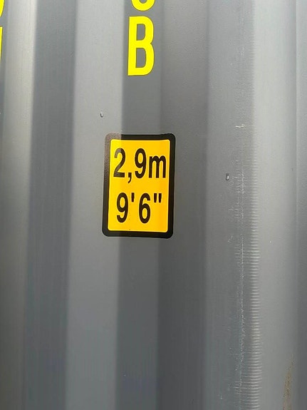 sjöfartscontainer 20fot HC extra hög ny container 3 of 5