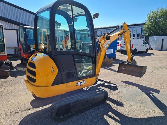 MINIGRÄVARE JCB 8018 cts 1,8 ton snabbfäste 3 skopor 3 of 6