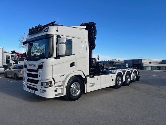 Scania G500 8x4*4 Kranväxlare Hiab 302 E6 kran & jibb