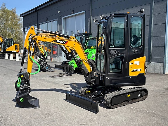 Sany SY18C Steelwrist tiltrotor