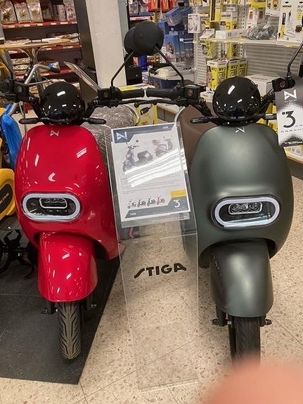 LV LX02 Elmoped Grön Röd