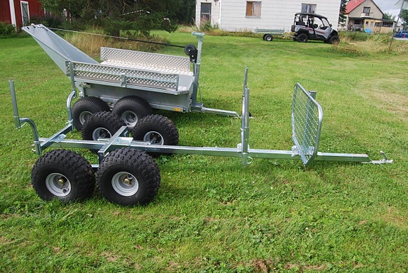 Timmerboggi Ekovagn teleskopisk 22''Monteringssats