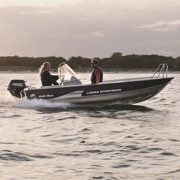Linder Sportsman 445 Max + Mercury 30 HK F30 ELH Paket 2 of 9