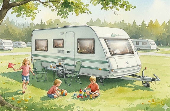 Knaus Eifelland H500 TK, Barnkammare, 1260 kg