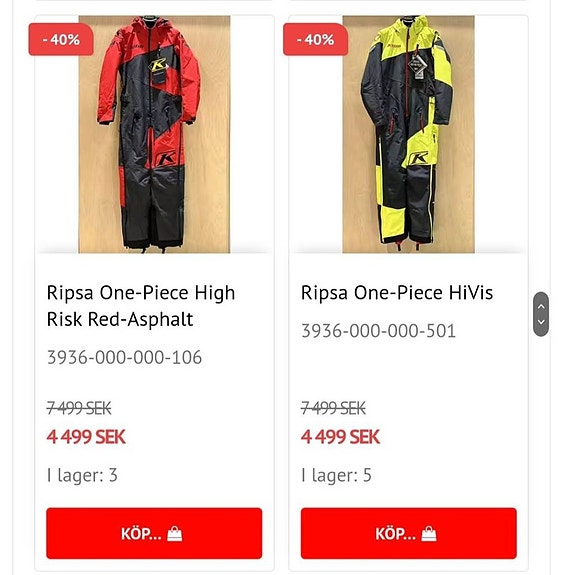 Övriga LAGERTÖMNING 40% RABATT KLIM,TOBE,AMOQ ABRIS WEBSHOP 10 of 11