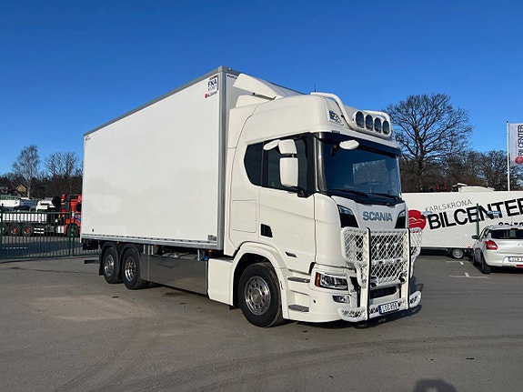 Scania R500 Kylbil Frysbil 2 Zon FNA Öppningsbar sida Bommar 3 of 12