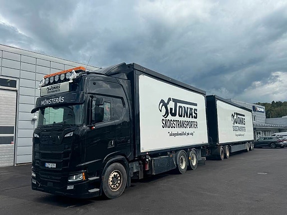 Scania S650 B6x2 Komplett flisekipage