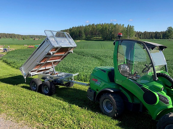 Övriga Tippvagn ATV - Oxen XL Elektrisk tipp 1500 kg 7 of 11