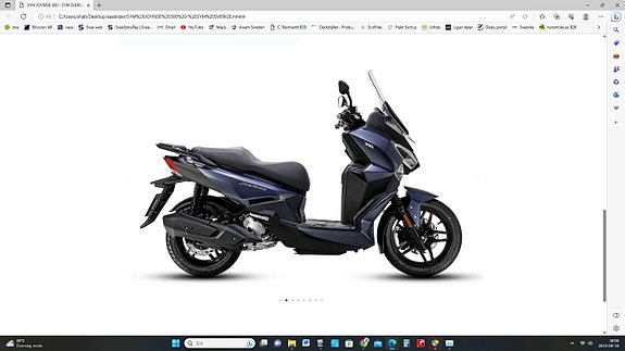 SYM SYM JOYRIDE 300,  kampanj, spara 5000kr 9 of 9