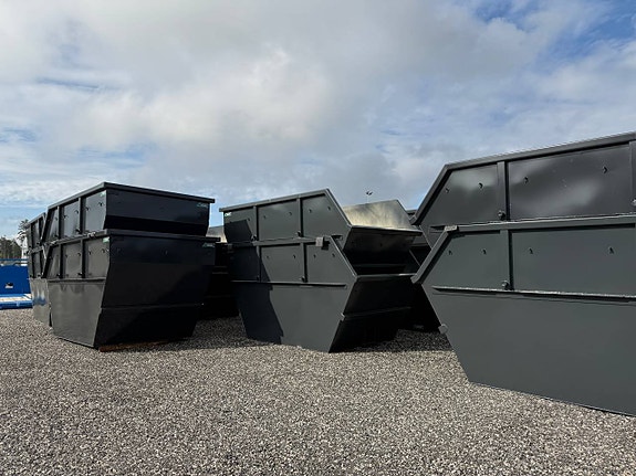 Hakarps - 10m3 liftdumper container , 80 st i lager OMG LEV 12 of 12