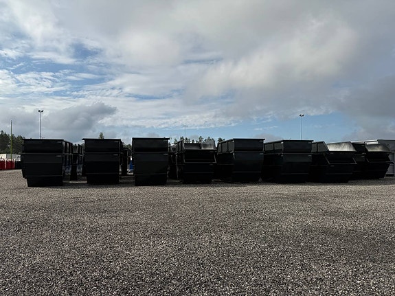 Hakarps - 10m3 liftdumper container , 80 st i lager OMG LEV 11 of 12