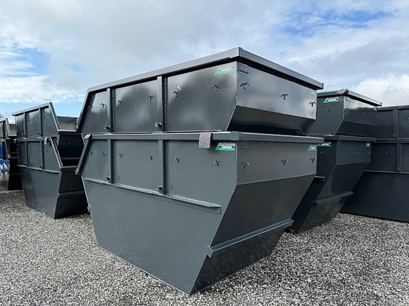 Hakarps - 10m3 liftdumper container , 80 st i lager OMG LEV 8 of 12