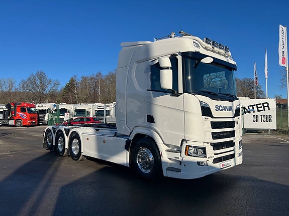 Scania R500 8x4*4 Tridem 26 T Hiab Lastväxlare Fullutrustad 3 of 12