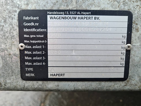 Hapert Indigo Maskinsläp 5 of 5