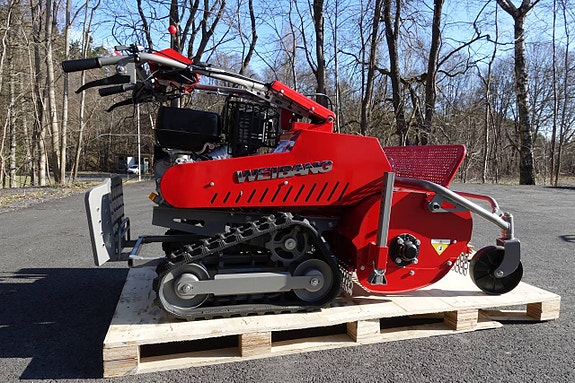 Slagklippare med larvband, fjärrkontroll & manuell styrning