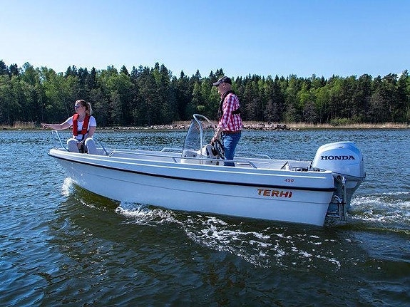 Terhi 450 CC & Honda 40 hk 4-takt 25 -10 års garanti