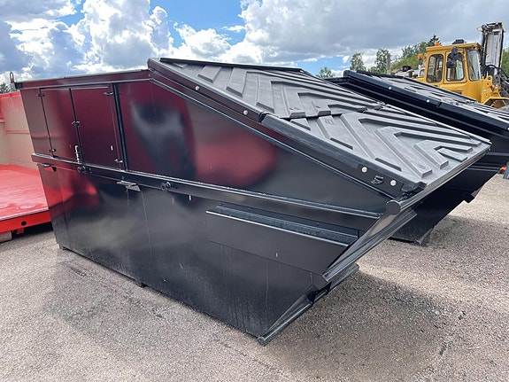 RQF Liftdumpercontainer - täckt 10m3