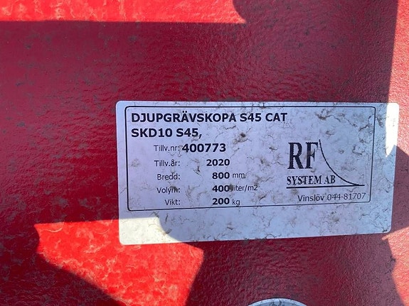 RF System Djupgrävskopa S45 2 of 3