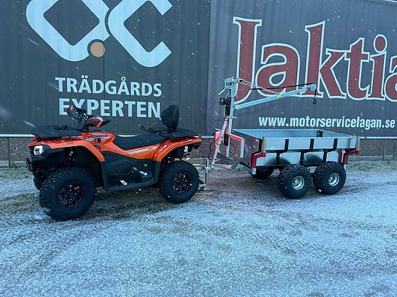 Cf Moto,  C Force 520 EPS inkl Skogsvagn + Snöblad