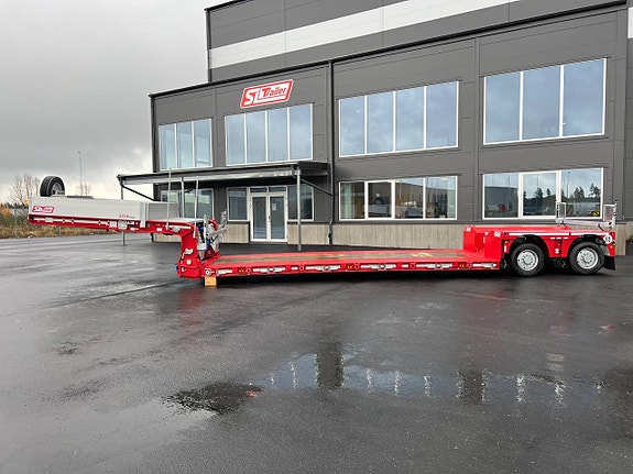 MAX510 , 2-axlad låglastande , maskintrailer , pendelaxlar 2 of 5