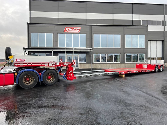 MAX510 , 2-axlad låglastande , maskintrailer , pendelaxlar 5 of 5